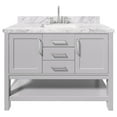 thumbnail image 1 of Ariel R049SCWRVOGRY Bayhill 48" Free Standing Single Basin Vanity Set - Grey, 1 of 7