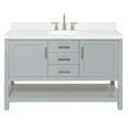 thumbnail image 1 of Ariel R054scqovo Bayhill 54" Free Standing Single Basin Vanity Set - Grey, 1 of 7