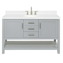 Ariel R054scqovo Bayhill 54" Free Standing Single Basin Vanity Set - Grey