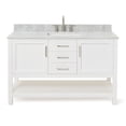 thumbnail image 1 of Ariel R055SCW2RVOWHT Bayhill 55" Free Standing Single Rectangular Basin Vanity Set - White, 1 of 7