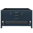 thumbnail image 1 of Ariel R060S-BC-MNB Bayhill 60" Single Free Standing Vanity Cabinet Only - Blue, 1 of 7