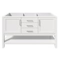 thumbnail image 1 of Ariel R060S-BC-WHT Bayhill 60" Single Free Standing Vanity Cabinet Only - White, 1 of 7