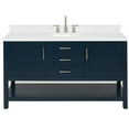 thumbnail image 1 of Ariel R060SCQOVOMNB Bayhill 60" Free Standing Single Basin Vanity Set - Blue, 1 of 7