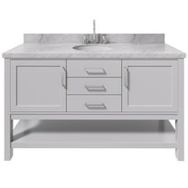 Ariel R061scwovo Bayhill 60" Free Standing Single Basin Vanity Set - Grey