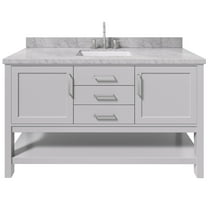 Ariel R061scwrvo Bayhill 60" Free Standing Single Basin Vanity Set - Grey