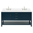 thumbnail image 1 of Ariel R072DCQOVOMNB Bayhill 72" Free Standing Double Basin Vanity Set - Blue, 1 of 7
