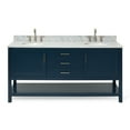 thumbnail image 1 of Ariel R073DCW2OVOMNB Bayhill 72" Free Standing Double Basin Vanity Set - Midnight Blue /, 1 of 7