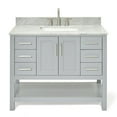 thumbnail image 1 of Ariel S043SCW2RVOGRY Magnolia 42" Free Standing Single Basin Vanity Set - Grey, 1 of 7