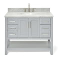 thumbnail image 1 of Ariel S043SCWOVOGRY Magnolia 42" Free Standing Single Basin Vanity Set - Grey, 1 of 7