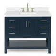 thumbnail image 1 of Ariel S043SWQRVOMNB Magnolia 42" Free Standing Single Basin Vanity Set - Midnight Blue /, 1 of 7