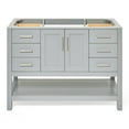 thumbnail image 1 of Ariel S048S-BC-GRY Magnolia 48" Single Free Standing Vanity Cabinet Only - Grey, 1 of 7