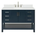 thumbnail image 1 of Ariel S048SCQOVOMNB Magnolia 48" Free Standing Single Basin Vanity Set - Blue, 1 of 7