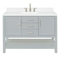thumbnail image 1 of Ariel S048SCQRVOGRY Magnolia 48" Free Standing Single Basin Vanity Set - Grey, 1 of 7