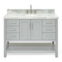 Ariel S049scwovo Magnolia 48" Free Standing Single Basin Vanity Set - Grey