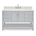 thumbnail image 1 of Ariel S055SCWRVOGRY Magnolia 54" Free Standing Single Basin Vanity Set - Grey, 1 of 7