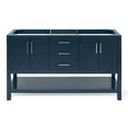 thumbnail image 1 of Ariel S060D-BC-MNB Magnolia 60" Double Free Standing Vanity Cabinet Only - Blue, 1 of 7