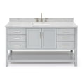 thumbnail image 1 of Ariel S061SCW2RVOGRY Magnolia 60" Free Standing Single Basin Vanity Set - Grey, 1 of 7