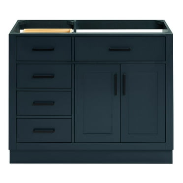 Ariel T042s-R-Bc Hepburn 42" Single Free Standing Vanity Cabinet Only - Blue