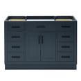 thumbnail image 1 of Ariel Hepburn 48 In. Single Sink Base Cabinet In Midnight Blue, 1 of 10