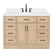 Ariel T048scqovo Hepburn 48" Free Standing Single Oval Basin Vanity Set - Wood