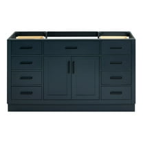 Ariel T060s-Bc Hepburn 60" Single Free Standing Vanity Cabinet Only - Blue