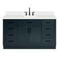 thumbnail image 1 of Ariel T061swqrvo Hepburn 61" Free Standing Single Basin Vanity Set - Blue, 1 of 7
