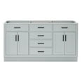 thumbnail image 1 of Ariel Hepburn 66 Inch Double Sink Base Cabinet In Grey, 1 of 10