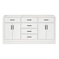 thumbnail image 1 of Ariel Hepburn 66 Inch Double Sink Base Cabinet In White, 1 of 10