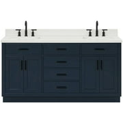 Ariel T067dwqrvo Hepburn 67" Free Standing Double Basin Vanity Set - Blue
