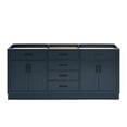 thumbnail image 1 of Ariel Hepburn 72 In. Double Sink Base Cabinet In Midnight Blue, 1 of 10