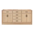 thumbnail image 1 of Ariel Hepburn 72 Inch Double Sink Base Cabinet In Oak, 1 of 10