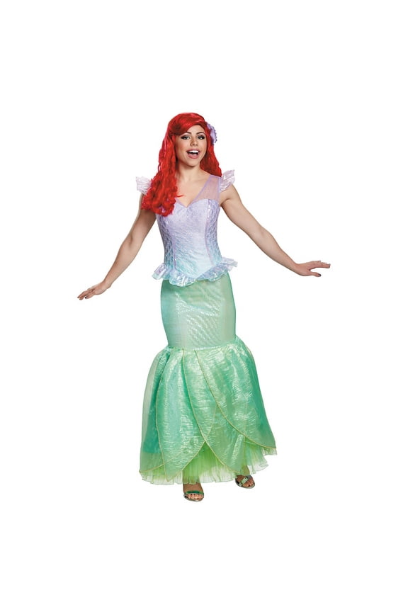 Women's Ultra Prestige The Little Mermaid Ariel Gown Costume Small 4-6