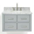 thumbnail image 1 of Ariel W031scwovo Hutton 31" Wall Mounted Single Basin Vanity Set - Grey, 1 of 7
