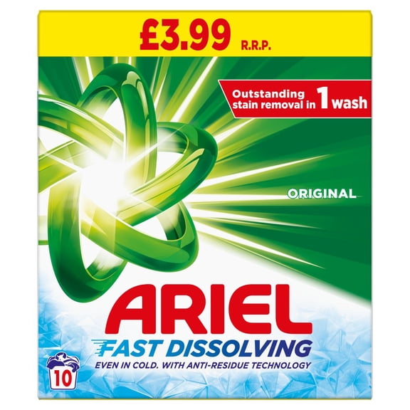Ariel Washing Powder 600KG, 10 Washes 600g  (pack of 6)