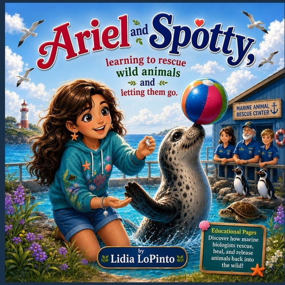 Ariel and Spotty: Learning to save wild animals and letting them go: A Heartwarming Marine Animal Rescue Adventure About, (Paperback)