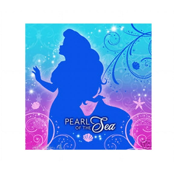 Ariel the Little Mermaid Sparkle Small Napkins (16ct)