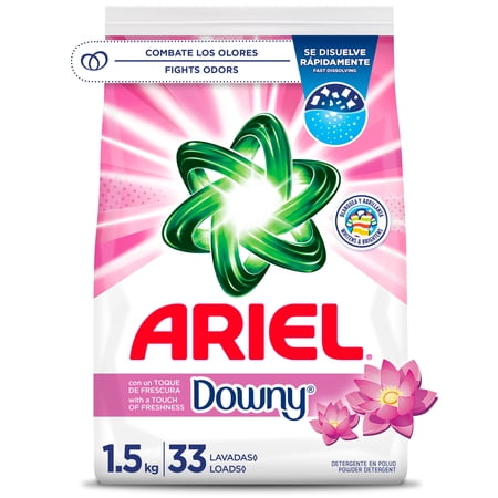 Ariel Laundry Detergent Powder with a Touch of Downy Freshness, 52 oz, 33 Loads