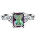 thumbnail image 1 of Ariella Engagement Ring 2.62Ct Mystic Topaz Emerald Cut Cubic Zirconia Ginger Lyne Collection, 1 of 6