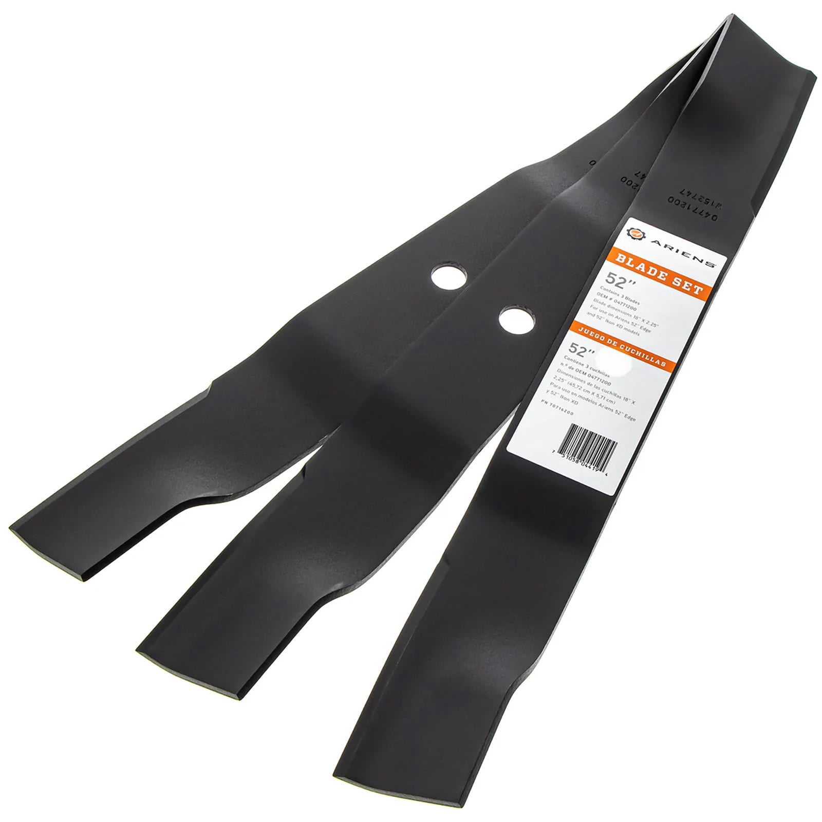 3-Pack OEM Ariens Gravely 42 ZT X XL & Ikon X XL Deck Blades