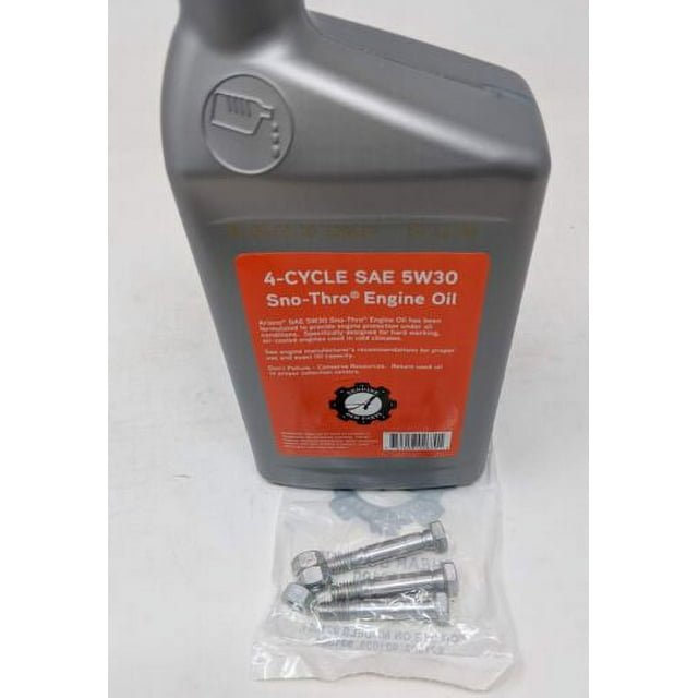 Ariens Deluxe Snowblower 3Pack Shear Bolt and SAE 5W30 SnoThro