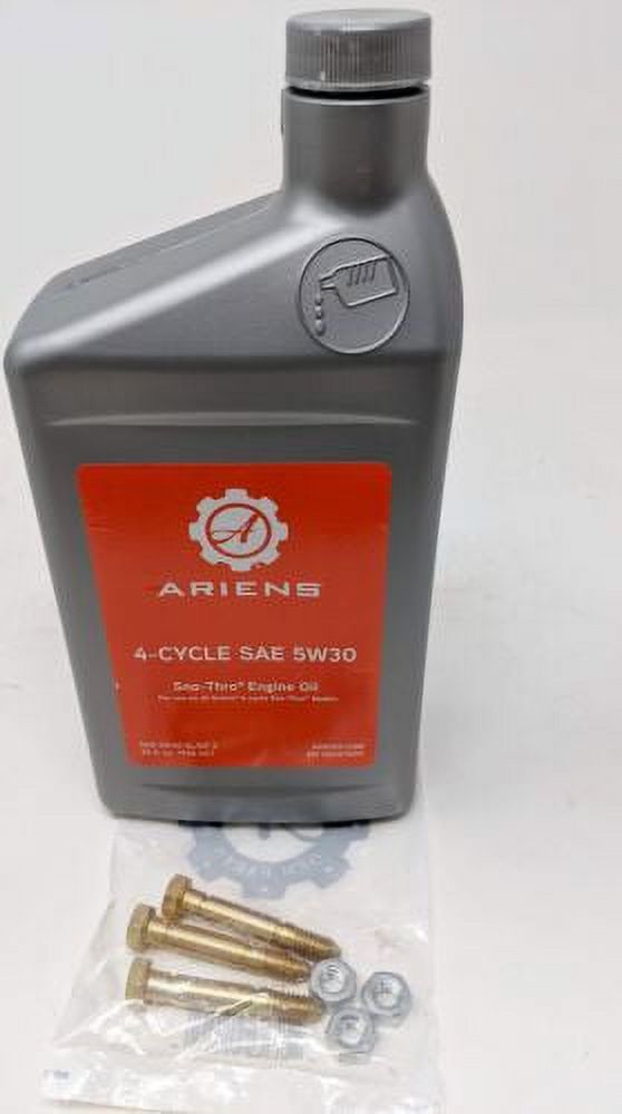 Ariens Professional 3Pack Shear Bolt and SAE 5W30 SnoThro Engine Oil