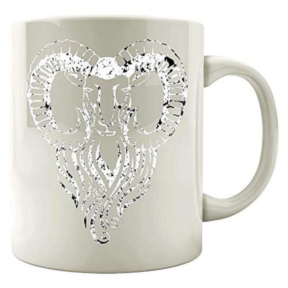 Aries 11 oz Coffee Mug - Horoscope Sign Astrology Humor White Ceramic Gift