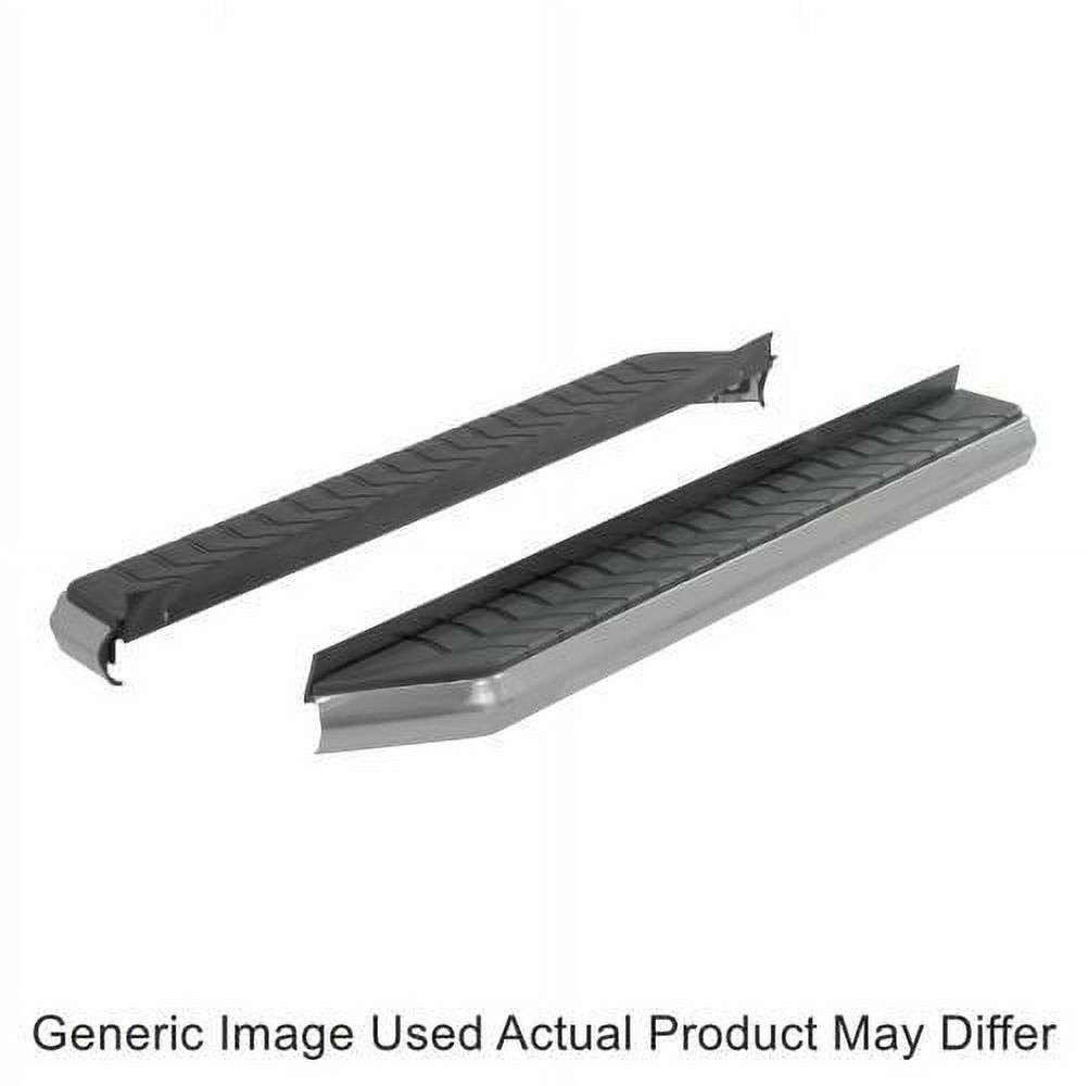 Aries - 2051867 - For AEROTREAD, SILVER, 67IN RUNNING BOARDS(BRACKETS ...