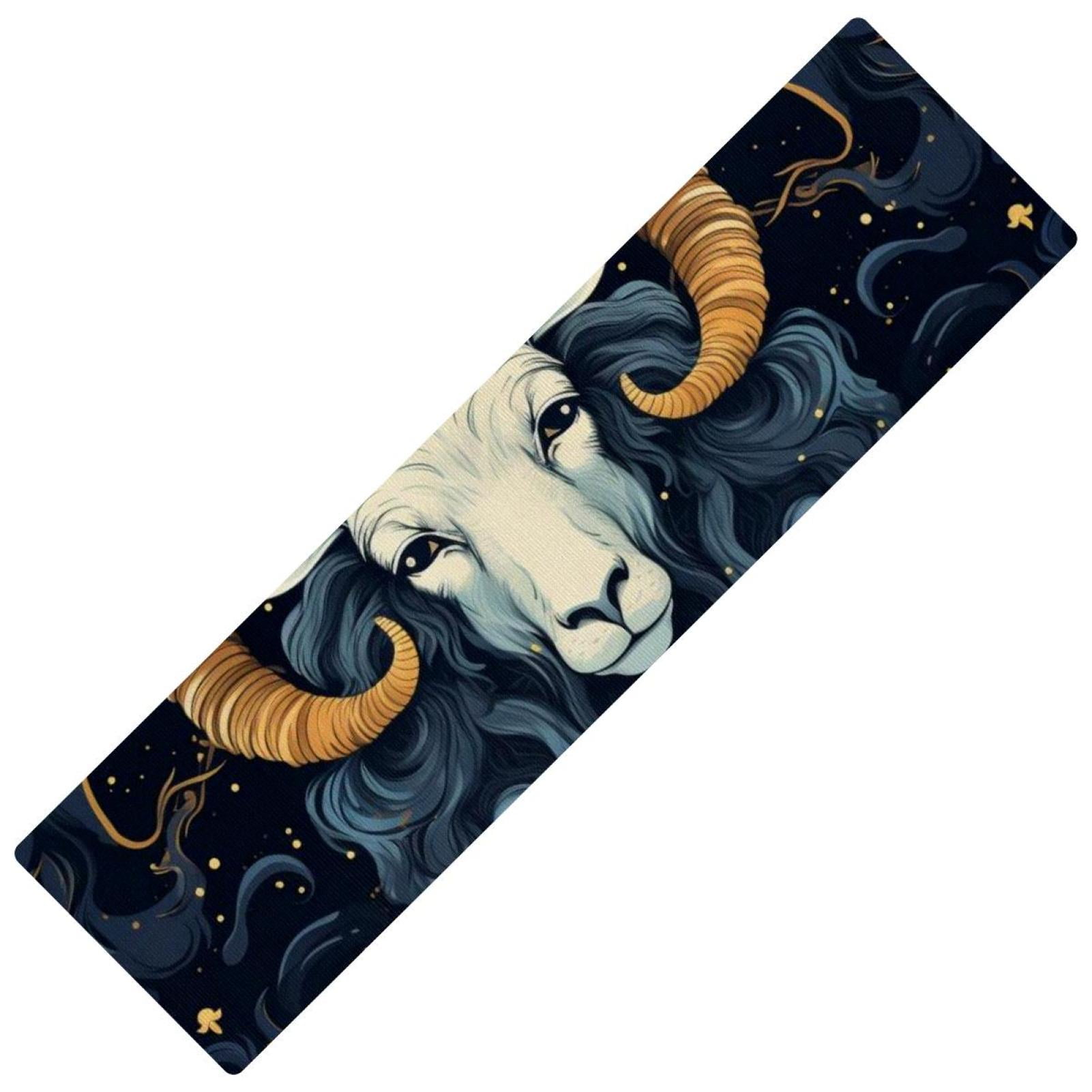 Aries Absorbent Washable Kitchen Mat Runner Rug, 15.7