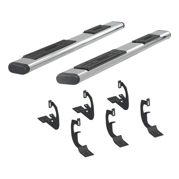 Aries Automotive 6" Oval Side Bars With Brackets