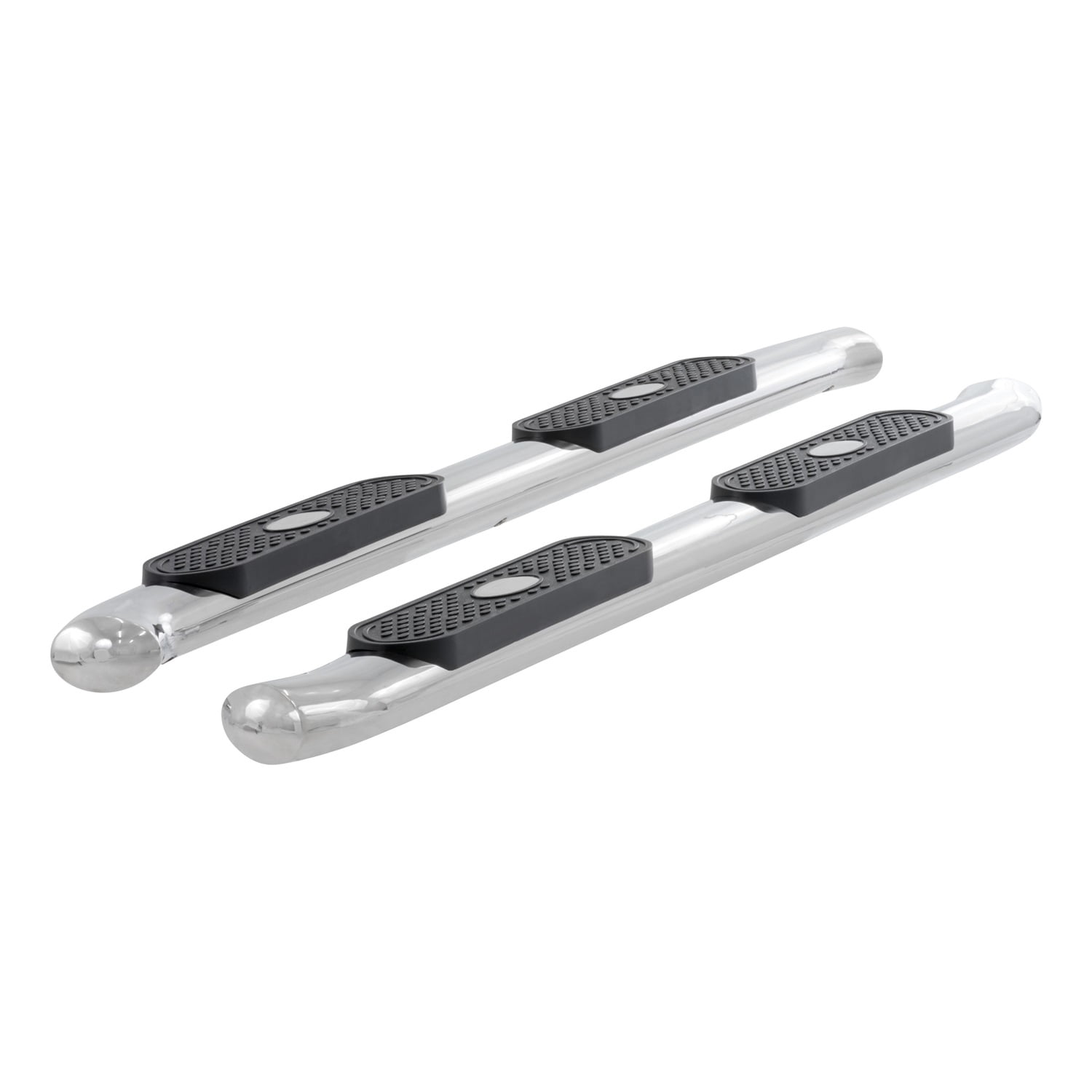 Aries Automotive S224009-2 The Standard; 4 in. Oval Nerf Bar Fits select: 2011 ,2013 CHEVROLET SILVERADO K1500 LT