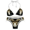 thumbnail image 1 of Aries Constellation Detachable Sponge Adjustable Strap Bikini Set Swim Wear 2-Pack Beach Swimsuit, 1 of 6
