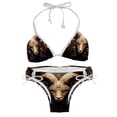 thumbnail image 1 of Aries Constellation Detachable Sponge Adjustable Strap Bikini Set Two-Pack Swimsuit Swimwear for Beach Pool Party, 1 of 1