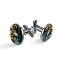 thumbnail image 1 of Aries Constellation Elegant Dress Shirt Cufflink Set Made of Stainless Steel for Formal Events, 1 of 6