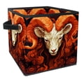 thumbnail image 1 of Aries Constellation Foldable Storage Cubes Organizer Bins with Handle, 10.8"x10.5"x10.6", Large Capacity Storage Box, 1 of 6